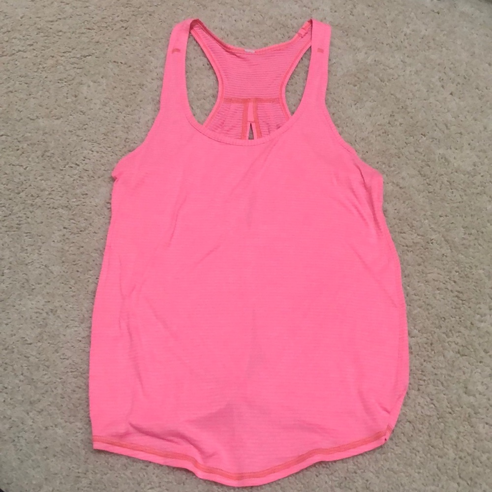 Lululemon pink workout top